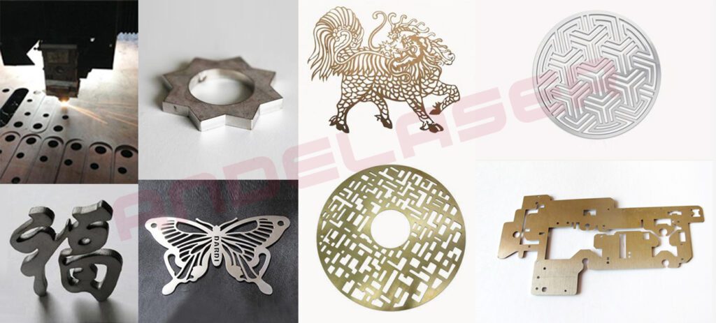 Cutting Samples of plate cutting