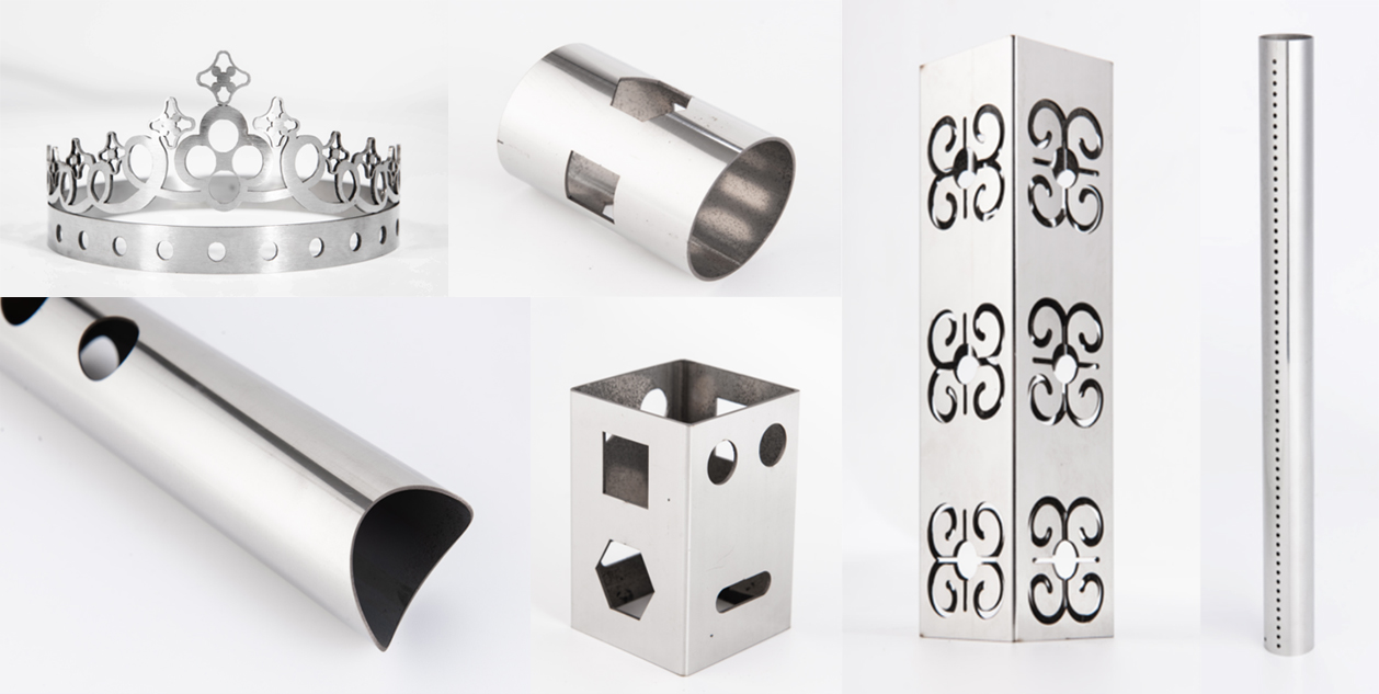 Cutting Samples of Professional Fiber Laser Cutting Machine for Metal Tubes