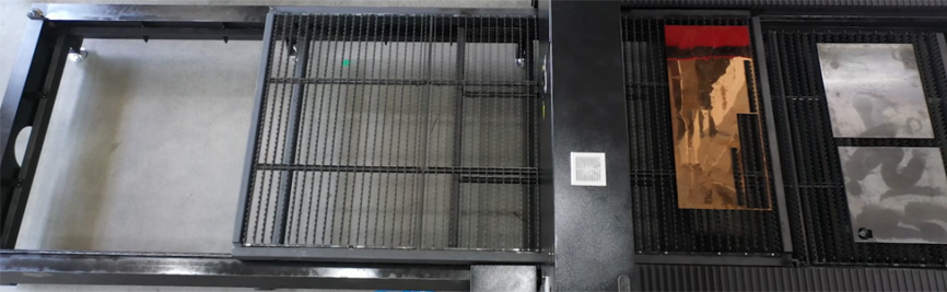 High-speed Switching Work Platform Parallel Exchange Of Double Worktables