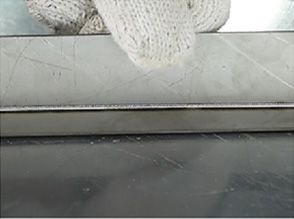 Stainless steel fillet welding