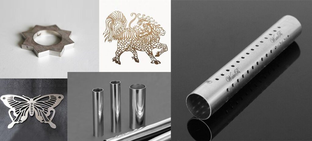 Cutting Samples of plate & tube laser cutting machine